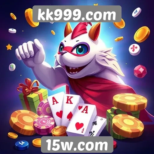 Variedade de jogos disponíveis no kk999.com
